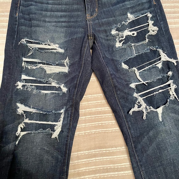 AE 360 ne(x)t level high waisted jegging size 8 regular dark wash - Picture 5 of 8